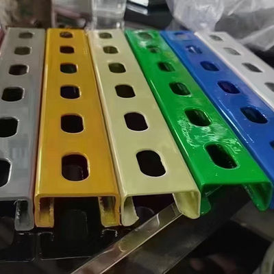 Canais de tubulação anti-sísmica 14 Gauge C para HVAC de dutos