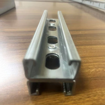 Resistência à corrosão do canal de aço galvanizado unistrut ajustável