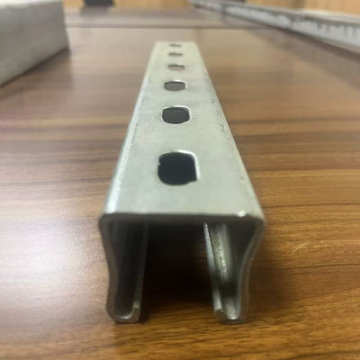 Resistência à corrosão do canal de aço galvanizado unistrut ajustável