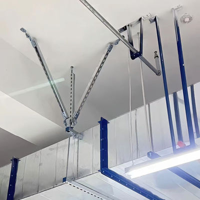 OEM Longitudinal Duct Seismic Bracing Clamp Hangers para tubos à prova de choque