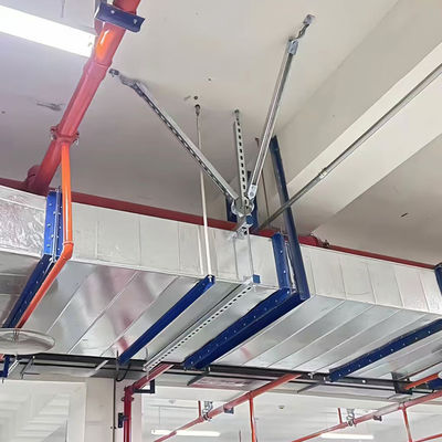 OEM Longitudinal Duct Seismic Bracing Clamp Hangers para tubos à prova de choque