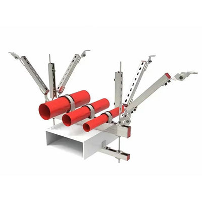 Tubo de travagem sísmica Unistrut para exterior industrial suporta molduras metálicas ODM