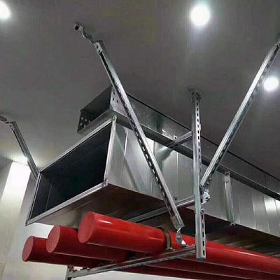 Resistência à corrosão 4 Way Sismic Bracing Support Longitudinal Swing Brace Bracket