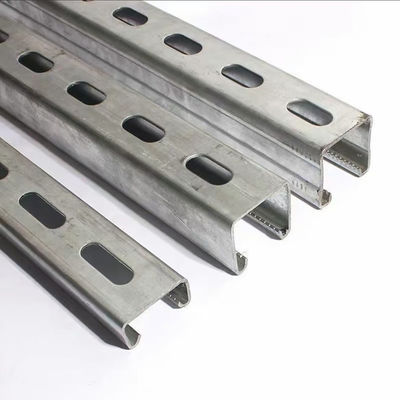 12 Gauge Solid Strut Canal Secção de aço para construção estrutural