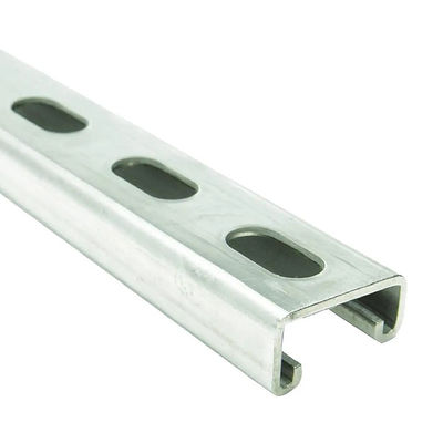 Q195 Q235 Q345 Aço Galvanizado Ferro Canal Strut Preforado 4 polegadas C Canal