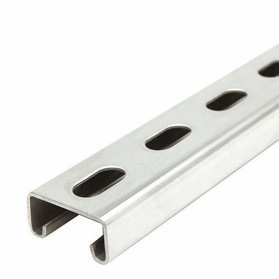 ASTM A36 Estrutura Galvanizado Solid Strut Channel Metal Framing Aço em forma de U