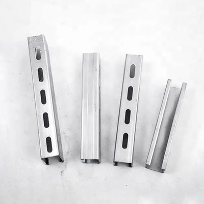 ASTM A36 Estrutura Galvanizado Solid Strut Channel Metal Framing Aço em forma de U