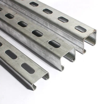 Estruto de metal perfurado laminado a frio, canal em forma de viga JIS G3101