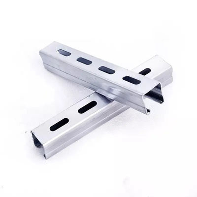 Gal gal laminado a frio quente Solid Strut Channel Negro de aço carbono em forma de C