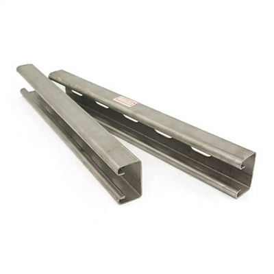 Gal gal laminado a frio quente Solid Strut Channel Negro de aço carbono em forma de C
