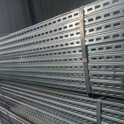 Acero de carbono galvanizado, suportes sólidos de canal C, perfil 50 mm-300 mm OEM