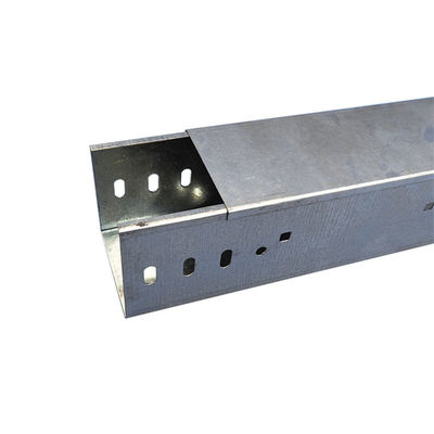 50mm Galvanizado Escadaria Gi Cable Tray Trunking Com Cobertura Leve