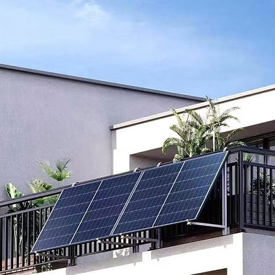 Painel fotovoltaico de baixo perfil suportes solares para telhado inclinação montado para motorhome telhado plano