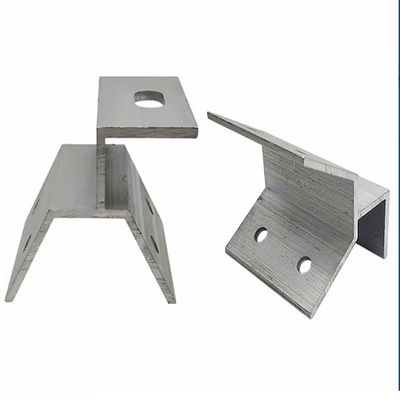 Acessórios de montagem solar ajustáveis Brackets Fixações de painéis fotovoltaicos