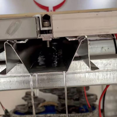 Alumínio solar fotovoltaico de montagem de telhado do trilho, canal de drenagem resistente à corrosão