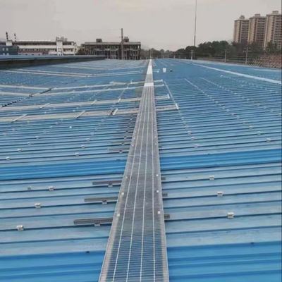 Alumínio fotovoltaico Solar Rooftop Walkway Catwalk Sistema Antiderrapante